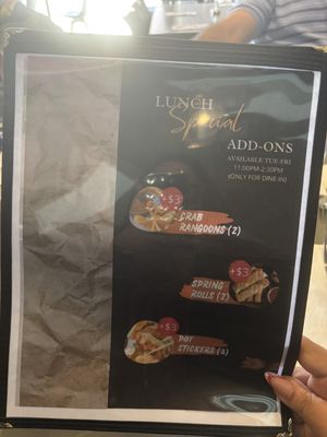 Menu photo 4 Thai Pavilion Covington, KY