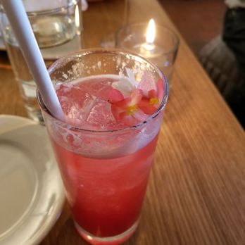 Hummingbird - Hummingbird Fizz cocktail. Looks pretty but way too sweet. - Bars Near Me - Raleigh, North Carolina