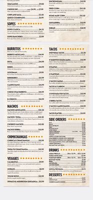 Menu photo 8 Chukis Tacos 2 Memphis, TN