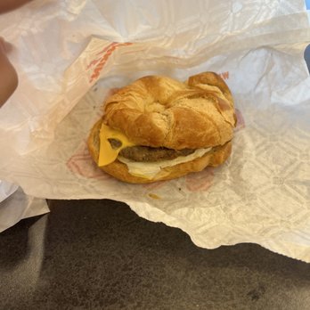 Dunkin' - Sausage Egg & Cheese croissant - Donuts Near Me - Clermont, Florida Dunkin' - Sausage Egg & Cheese croissant - Donuts Near Me - Clermont, Florida