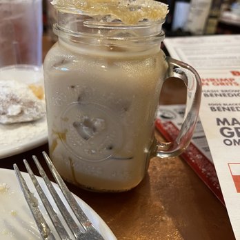 Another Broken Egg Cafe - Salted caramel cold brew spikes with Bailey's Irish Cream and Kahlua - Breakfast & Brunch Near Me - Pensacola, Florida