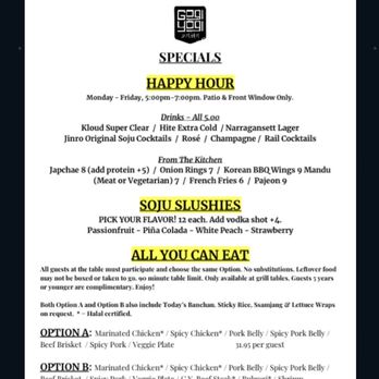 Gogi Yogi - Menu - Korean Near Me - Washington, DC, District of Columbia Gogi Yogi - Menu - Korean Near Me - Washington, DC, District of Columbia