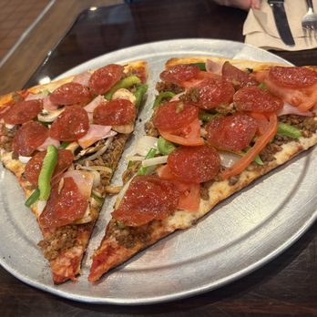 Johnny Brusco's New York Style Pizza - 2 Johnny's Deluxe pizza slices. - Pizza Near Me - Trinity, Florida Johnny Brusco's New York Style Pizza - 2 Johnny's Deluxe pizza slices. - Pizza Near Me - Trinity, Florida