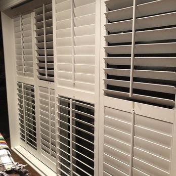 Shutter Effex - Our sliding patio door shutters which does not need closing the louvres when you slide the doors. - Shutters Near Me