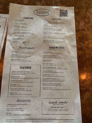 Menu photo 4 Burntwood Tavern Solon, OH