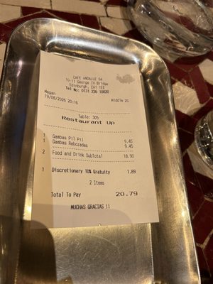 Menu photo 1 Cafe Andaluz Edinburgh, EDH Menu photo 1 Cafe Andaluz Edinburgh, EDH