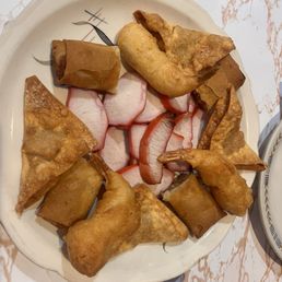 Combination appetizer platter Combination appetizer platter