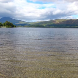 Luss Camping and Caravanning Club Site - View from the camp site