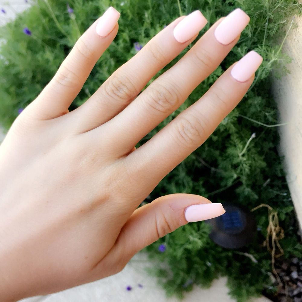 T Nail Lounge - Dolce Pink gel acrylics with a matte finish - Nail Salons Near Me - Mesa, Arizona T Nail Lounge - Dolce Pink gel acrylics with a matte finish - Nail Salons Near Me - Mesa, Arizona