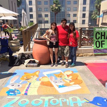 Pasadena Chalk Festival - Our finished product - Festivals Near Me - Pasadena, California