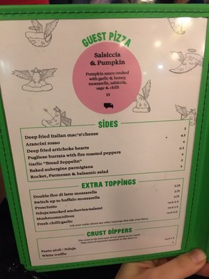 Menu photo 3 Pizza Pilgrims London, XGL Menu photo 3 Pizza Pilgrims London, XGL