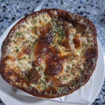 Hat Trix Bar and Grill - French Onion Soup. Really good - Bars Near Me - Hamburg, New York Hat Trix Bar and Grill - French Onion Soup. Really good - Bars Near Me - Hamburg, New York