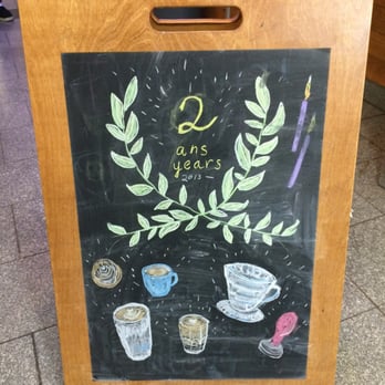 Anniversary chalkboard