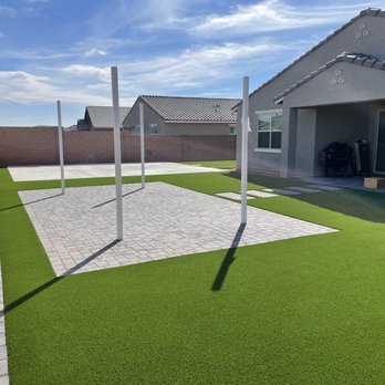 Innovative Pool Systems - paver pad and soon to be pergola - Pool & Hot Tub Service Near Me - Scottsdale, Arizona