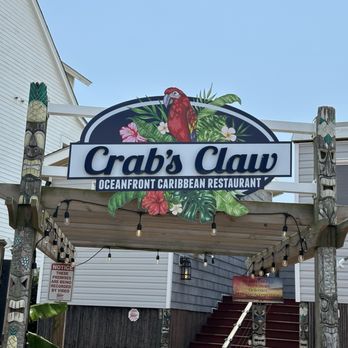 Crab's Claw Oceanfront Caribbean Restaurant - Very cute entrance :) - Seafood Near Me - Atlantic Beach, North Carolina Crab's Claw Oceanfront Caribbean Restaurant - Very cute entrance :) - Seafood Near Me - Atlantic Beach, North Carolina