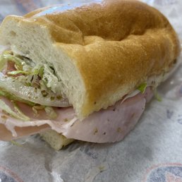 Mini size of the #2 "Jersey Shore's Favorite" - provolone, ham, and cappacuolo