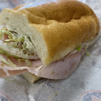 Jersey Mike's Subs - Mini size of the #2 "Jersey Shore's Favorite" - provolone, ham, and cappacuolo - Delis Near Me - Citrus Heights, California