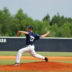 Professional Baseball Instruction - One of our 17u players from our club baseball teams.
