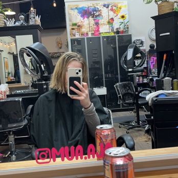 Aja Brown at Create Hair Studio - In Aja's chair - Hair Stylists Near Me - Renton, Washington