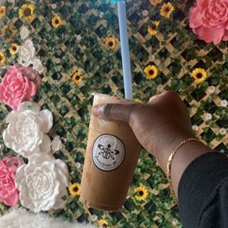 Flower Wall + Vietnamese Coffee
