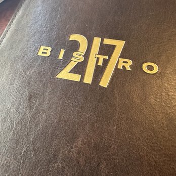Bistro 217 - Front of the menu! - Seafood Near Me - Pawleys Island, South Carolina Bistro 217 - Front of the menu! - Seafood Near Me - Pawleys Island, South Carolina