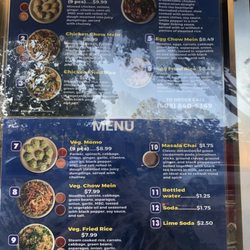 The Everest Momo - Menu