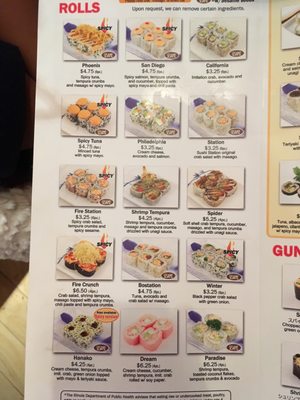 Menu photo 7 Sushi Station Elgin, IL