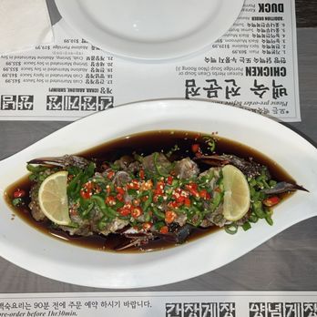 Namhan Sansung - Crab Marinated in Soy Sauce - Korean Near Me - Palisades Park, New Jersey Namhan Sansung - Crab Marinated in Soy Sauce - Korean Near Me - Palisades Park, New Jersey