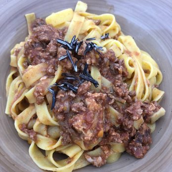 Osteria La Barchessa - Bolognese. Picture looks much better than the taste. Very bland - Italian Near Me - Torri del Benaco, VR