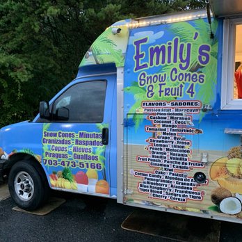Emily's Snow Cones and Fruits - Fresh to order fruit snow cones and ice cups - Ice Cream & Frozen Yogurt Near Me - Springfield, Virginia Emily's Snow Cones and Fruits - Fresh to order fruit snow cones and ice cups - Ice Cream & Frozen Yogurt Near Me - Springfield, Virginia