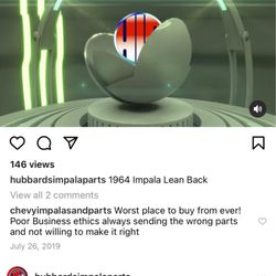 Hubbard's Impala Parts - I'm not the only one that says they're a scam I wish I had known ahead of time