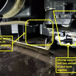Scott's Complete Car Care - Damage from short cutting a job that I paid over $1000 for.
