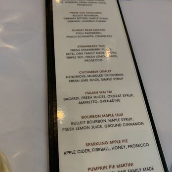 Teresa's Prime - Cocktail menu - Bars Near Me - North Reading, Massachusetts