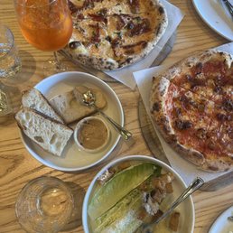 Forbidden fruit pizza, Caesar, foccacia starter Forbidden fruit pizza, Caesar, foccacia starter