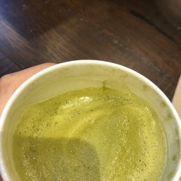 Half drink half foam Half drink half foam