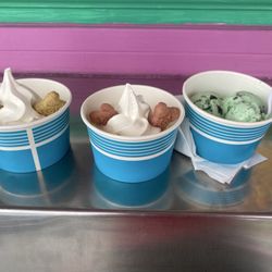 Squire's Dairy Delight - The kiddos pup cups and mint cc