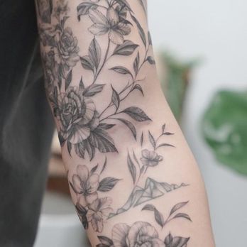 Do. Art Ink Studio - Flower sleeve - Tattoo Near Me - Alhambra, California Do. Art Ink Studio - Flower sleeve - Tattoo Near Me - Alhambra, California