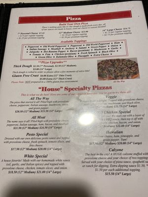 Menu photo 1 The Pizza House Columbus, OH