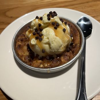 BJ's Restaurant & Brewhouse - Salted Caramel mini Pizookie - Pizza Near Me - Elk Grove, California BJ's Restaurant & Brewhouse - Salted Caramel mini Pizookie - Pizza Near Me - Elk Grove, California
