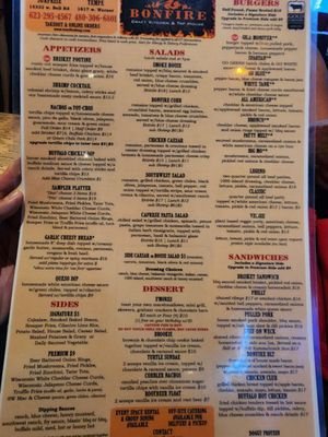 Menu photo 6 Bonfire Craft Kitchen & Tap House Surprise, AZ