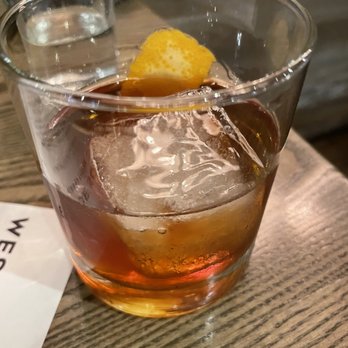 Westside Social - Old Fashioned with long road nocino - American Near Me - Grand Rapids, Michigan Westside Social - Old Fashioned with long road nocino - American Near Me - Grand Rapids, Michigan
