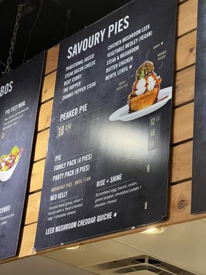 Menu photo 1 Peaked Pies Whistler, BC Menu photo 1 Peaked Pies Whistler, BC