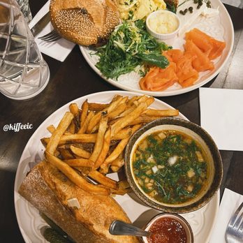 Crispy Heaven Bakery - SALMON PLATE  Grass Fed Short Rib - Bakeries Near Me - New York, New York