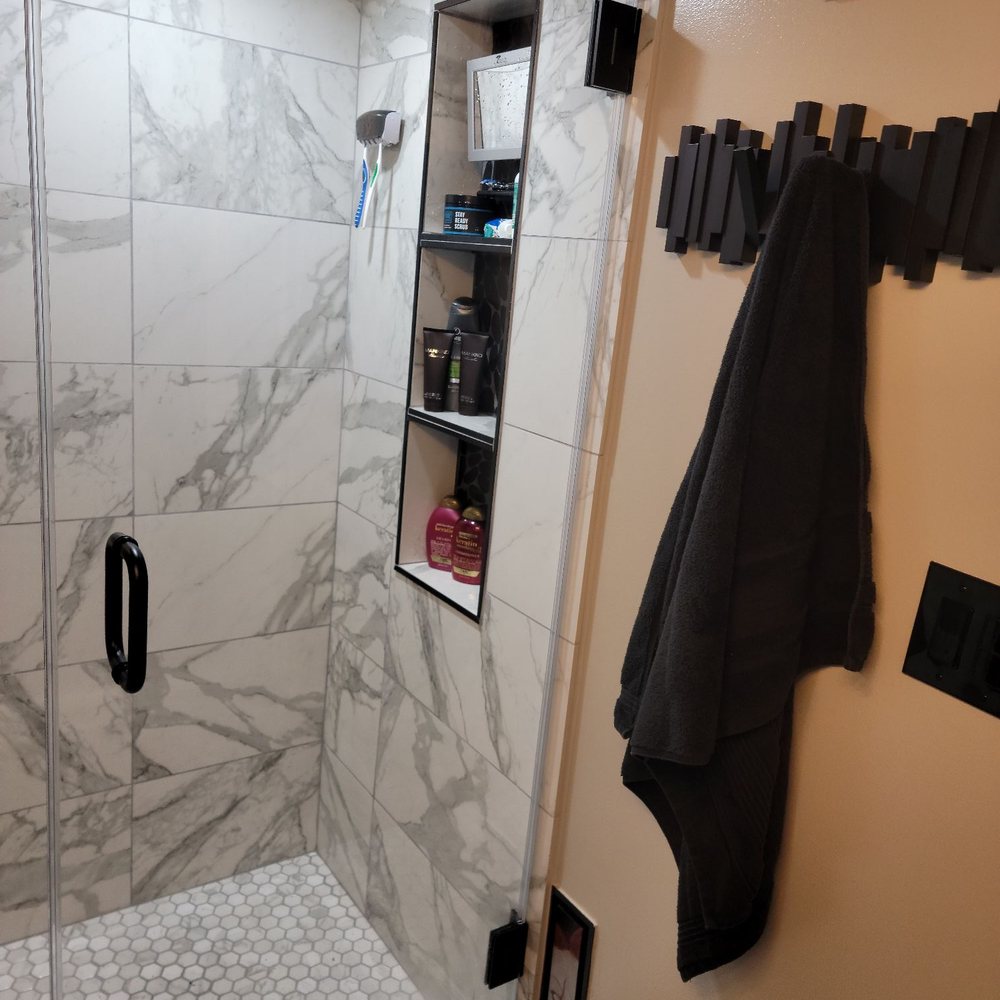 a walk in shower a walk in shower