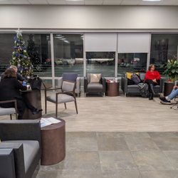 Baylor Scott & White Primary Care at the Star - Waiting area with view of parking.