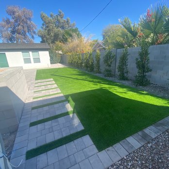 Victory Construction - Turf with paved walkway - Masonry/Concrete Near Me - Phoenix, Arizona