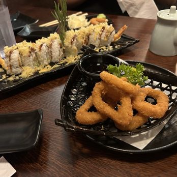 Kimu Sushi - Shrimp roll and fried calamari - Sushi Bars Near Me - Long Beach, California Kimu Sushi - Shrimp roll and fried calamari - Sushi Bars Near Me - Long Beach, California