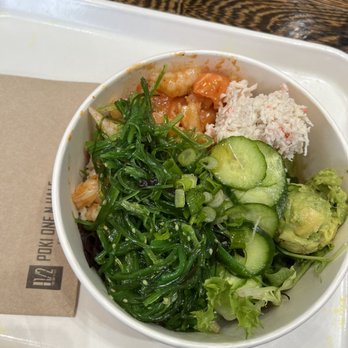 Poki One N Half - Small Bowl - Poke Near Me - San Diego, California