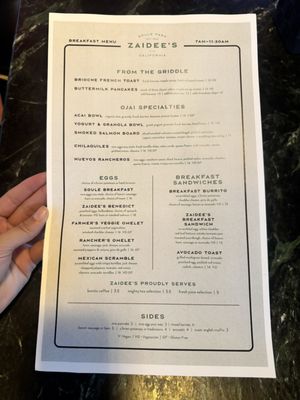 Menu photo 5 Zaidee’s Ojai, CA Menu photo 5 Zaidee’s Ojai, CA