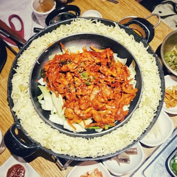 Kobi Korean BBQ - Spicy Chicken with Cheese - Barbeque Near Me - Vaughan, Ontario Kobi Korean BBQ - Spicy Chicken with Cheese - Barbeque Near Me - Vaughan, Ontario